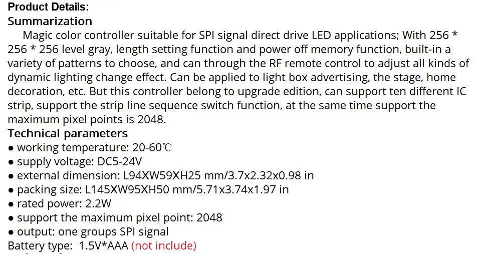 led SPI-001