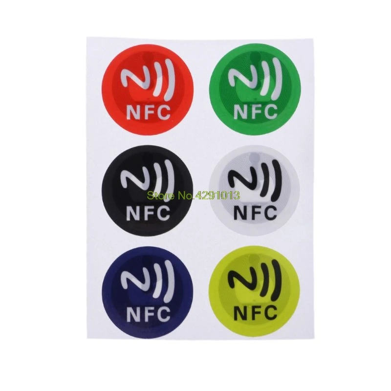 

Waterproof PET Material NFC Stickers Smart Adhesive Ntag213 Tags For All Phones Drop Shipping Support