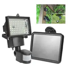 Colorpai горячая солнечная панель светодиодный прожектор безопасности Солнечный свет сада PIR датчик движения 60 Светодиодный s путь уличные Настенные светильники аварийная лампа