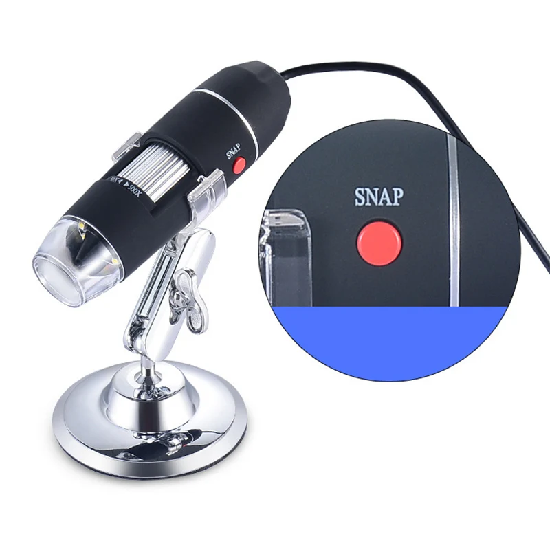 

Portable USB Digital Electronic Microscope 8 LED Magnifier 1000X Video Camera Repair Tool USB Gadget