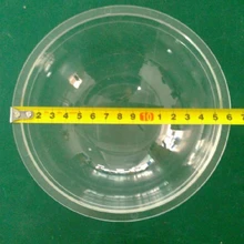 Аксессуары для видеонаблюдения, корпус, прозрачный акриловый PTZ, скоростной купол, корпус для камеры видеонаблюдения, размер 16,2 см x 16,2 см x 8,5 см