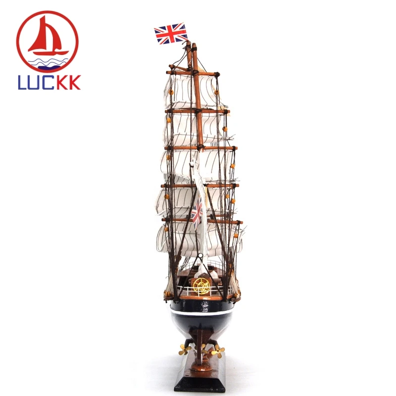 LUCKK 65 см CUTTY SARK деревянные модели кораблей Изысканные домашние поделки для декорирования интерьера Средиземноморский парусник украшения Аксессуары