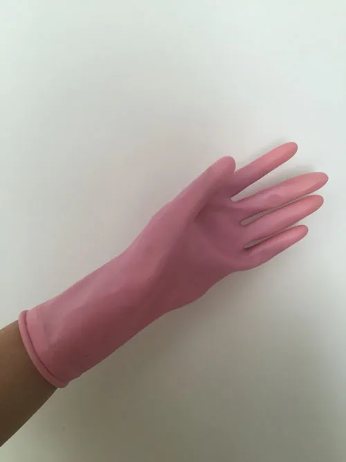 Новое поступление, горячая распродажа! модные сексуальные фетиш латексные перчатки W/O Curl большой размер латекс короткие перчатки