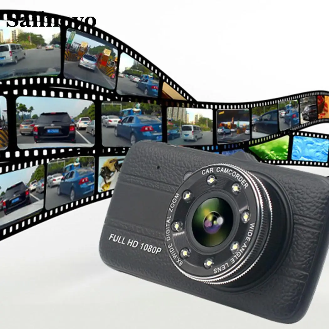 DVR Двойной объектив автомобиля Камера видео Регистраторы регистраторы G Сенсор