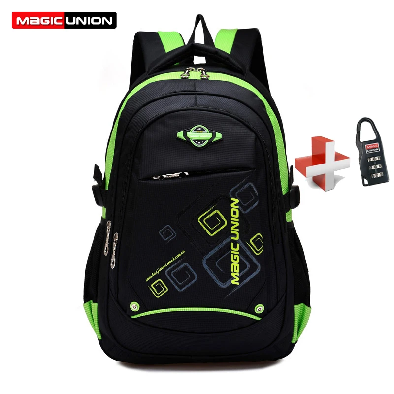 Mochilas escolares para niños MAGIC UNION impermeables Mochila para niños en mochilas de escuela primaria Mochila Infantil con cierre