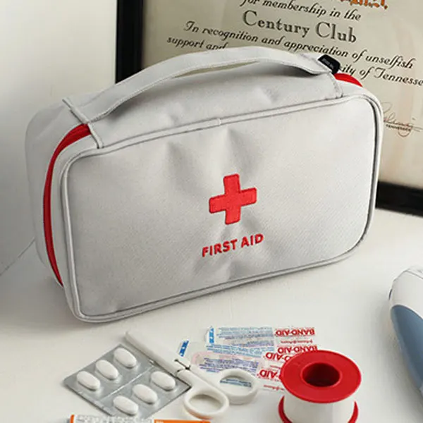 

Large Medicine Bag Travel Outdoors Camping Pill Storage Bag First Aid Emergency Case Survival Kit