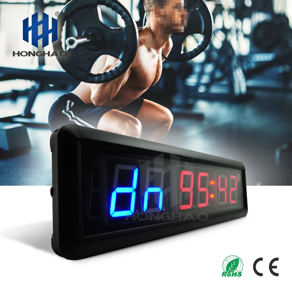 Honghao светодиодный таймер обратного отсчета Crossfit домашний тренажерный зал и
