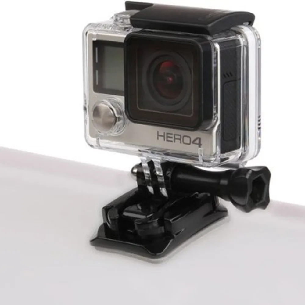 4 шт. плоский изогнутый Набор наклеек 3M клей для Gopro Hero 7 6 5 4 3+ 2 Xiaomi Yi экшн-камера для Go pro Аксессуары