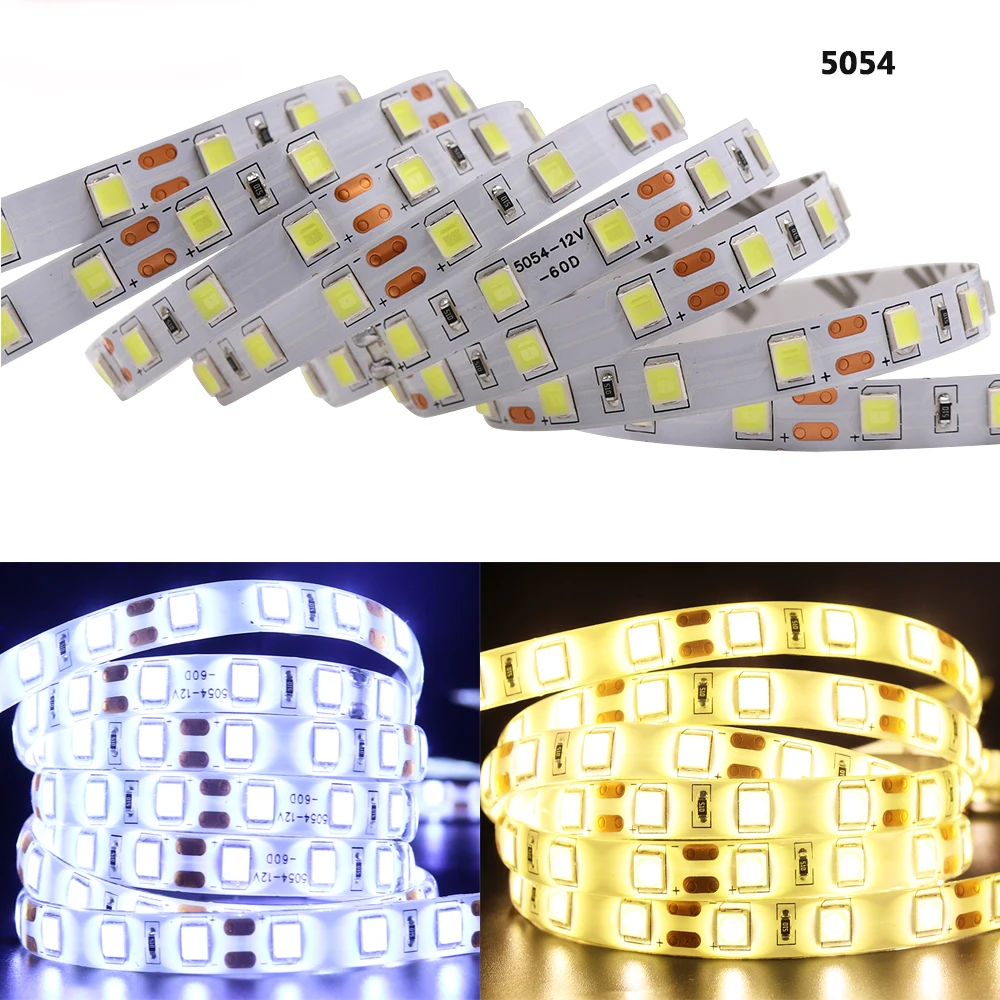 SMD 2835 5050 Светодиодная лента светильник 12В водить 60leds/M водонепроницаемый IP65 IP21 белый/теплый белый/RGB/белый/красный/синий/зеленый Гибкие веревки в полоску