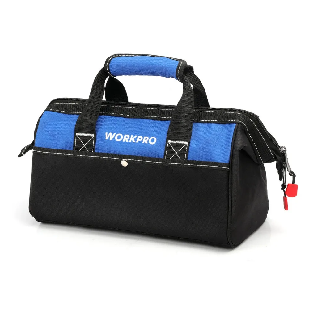 WORKPRO 4 size tool kit bag waterproof Storage tool Bag Men's Multifunction Bag tool organizer electrician Shoulder Bag power tool bag