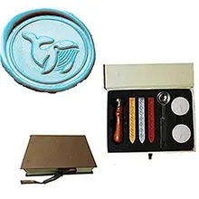 Mdlg винтажный прекрасный КИТ изображение на заказ логотип свадебные приглашения воск уплотнительное штамп Щупы для мангала ложка подарочная коробка