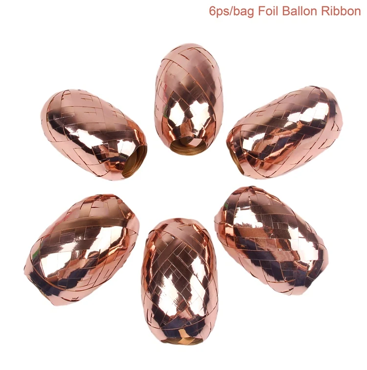 6 шт. 18 дюймов радужные конфеты фольгированные шары круглый леденец алюминиевый воздушный шар из фольги День рождения украшения Дети Infaltable баллон - Цвет: Balloon Ribbon 6pcs