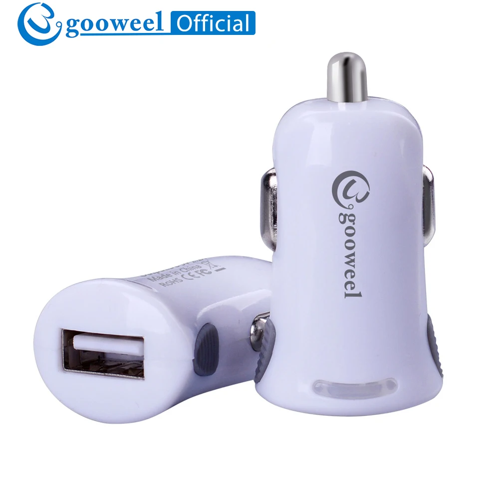 

Gooweel USB Car Charger Mobile Phone Car-charger for iPhone 7 Samsung Xiaomi Car Phone Charger for all phone