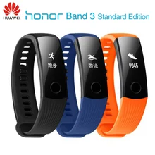 New Original Huawei Honor Band 3 Smart Wristband Swimmable 5ATM OLED Screen Touchpad Continual Heart Rate Monitor Push Message