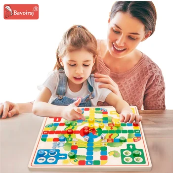 

Wooden Montessori Baby Toys Square Two in one Multifunction Chess Kids Toy Waldorf Game For Children Puzzles T0309