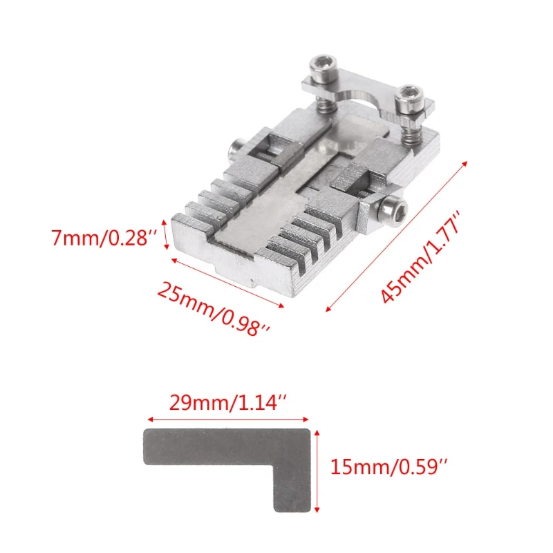 

Universal Stainless Steel Key Clamping Fixture Duplicating Cutting Machine For Car Key Copy Tool