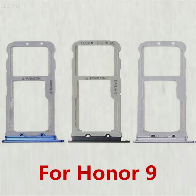 SIM Card Holder For Huawei Honor 9 Honor9 Sim card Slot Tray Replacement parts | Мобильные телефоны и аксессуары