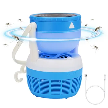 

Portable Mosquito Killer Lamp Anti-Mosquito Trap Lamp USB Charging LED Light 2 In 1 Outdoor Camping Battery Powered Lamp