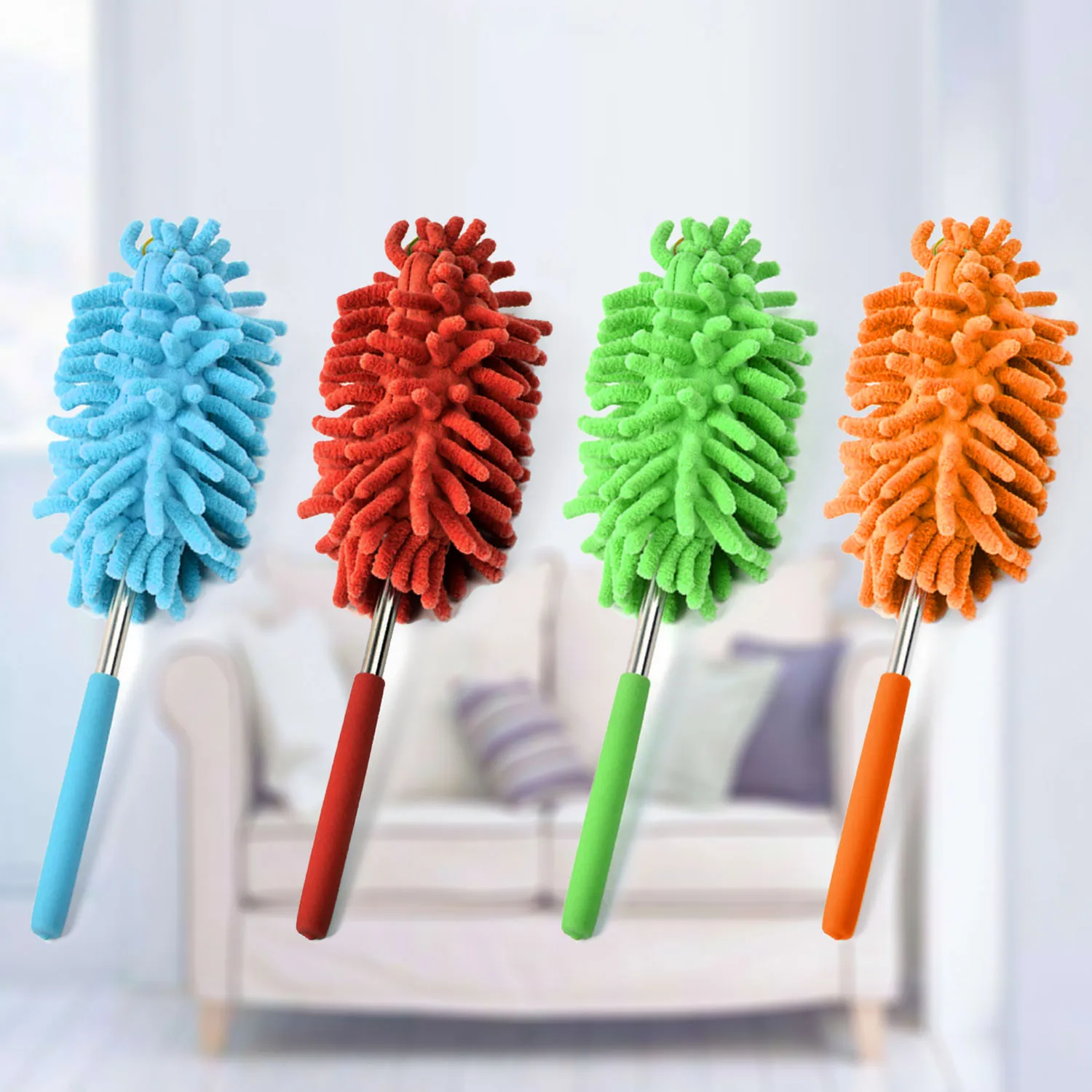 Behogar Extendable Removable Electrostatic Adsorption Cleaning Dusters