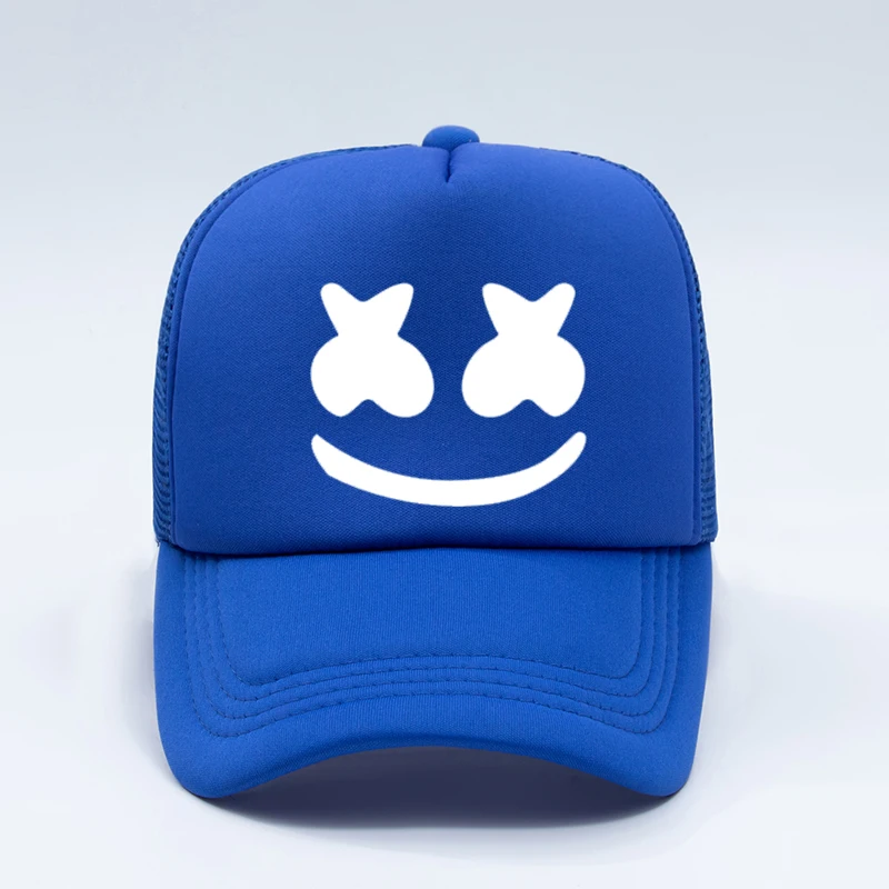 جديد 2019 الطباعة Marshmello البيسبول قبعات للجنسين الكبار عالية الجودة الرياضة في الهواء الطلق القبعات Snapback سائق شاحنة الشرير نمط قبعة مماشية للم...