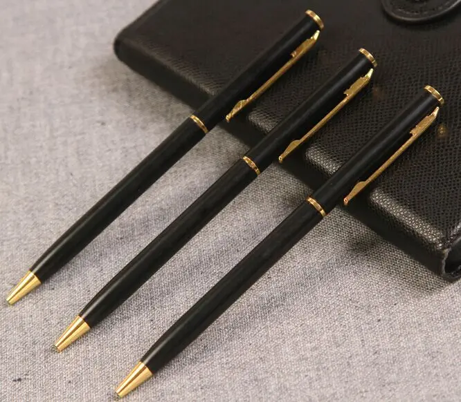 Buy Mini metal ballpoint pens Gold Metal pens slim