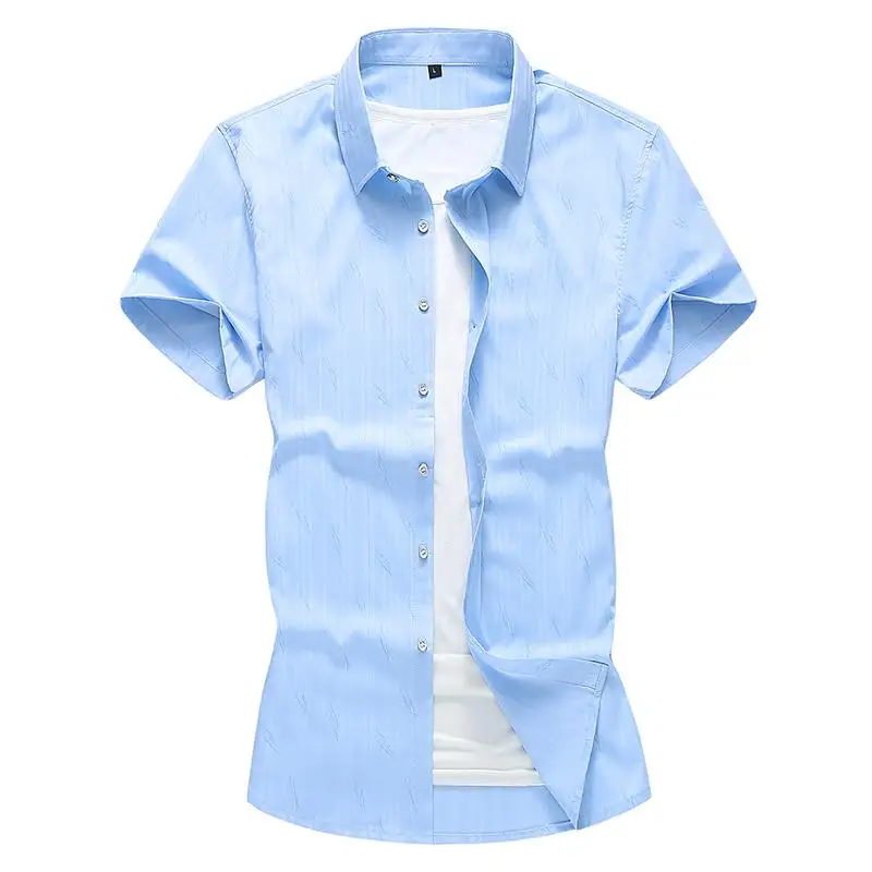 Блузка Для мужчин s одежда Slim fit Мужская одежда Рубашки Модные Повседневное пляжный стиль Мужская гавайская рубашка летние