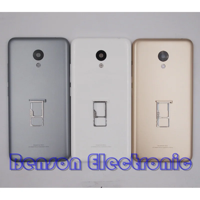 

BeenSam New Battery Back Cover SIM Card Tray For MEIZU M3 Mini 5 Inch Housing Case With Antenna+Power Volume Buttons