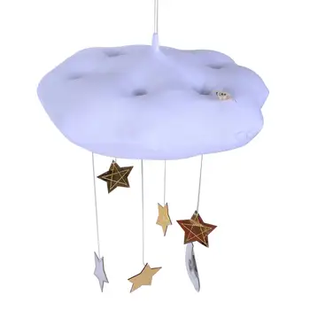 

Lovely Baby Mobile Cotton Moon And Star Tent Wall Hanging Decor Toys Photo Props Kids Bedroom Decor