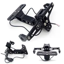 W323 держатель номерного знака мотоцикла для portaarga XMAX 300 BENELLI TRK 502 NMAX CB1000R SOPORTE MATRICULA MOTO FZ16