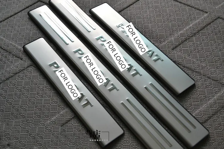 

scuff plates stainless steel door sill strip For Volkswagen Passat b7 b6