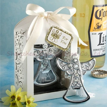 

30pcs/lot Wedding Favors Angel Bottle Opener Party Baby Shower Baptism Souvenir Eagle Opener