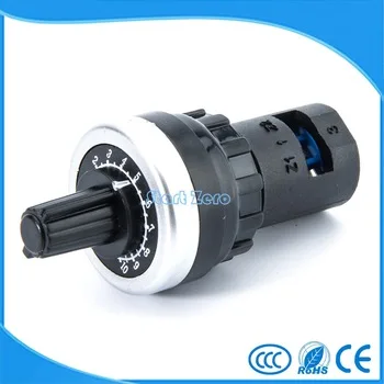 2PCS LA42DWQ-22 22mm 1K 2K 5K 10K Ohm Variable Speed Drive Potentiometer vsd pot