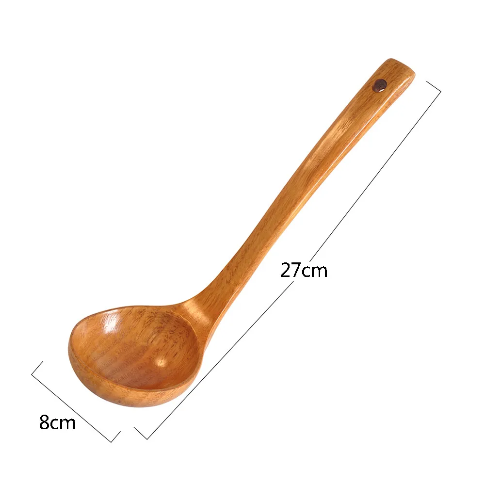 Wooden Spoon Bamboo Kitchen Cooking Utensil Tool Soup Teaspoon Catering Spoon Multifunction Kitchen Supplies Coffee