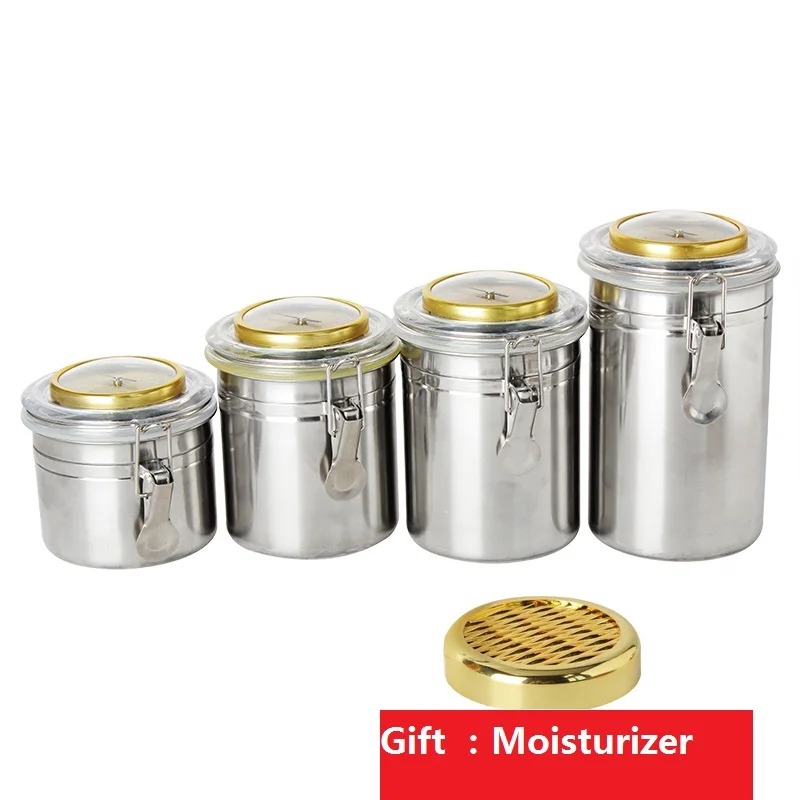 

Cut Tobacco Moisturizing Tank Pipe Fittings Stainless Steel Cigarette Case Tobacco Moisture Tank With Hygrometer