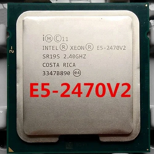 

Intel Xeon E5-2470v2 E5 2470v2 E5 2470 v2 2.4GHz Ten-Core Twenty-Thread CPU Processor 25M 95W LGA 1356
