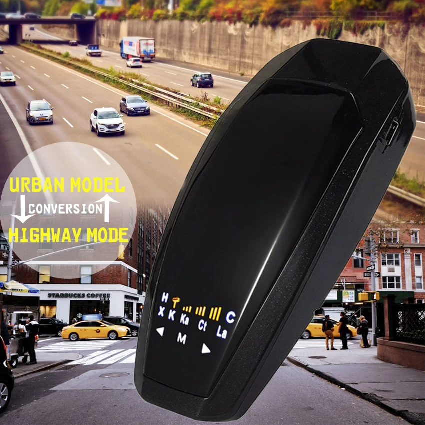 preço ENKLOV 1.2 Display LED Car Laser Detector de Radar w Inglês Voz Russo Rússia Detector De Alarme de Carro Preto Com languag russa