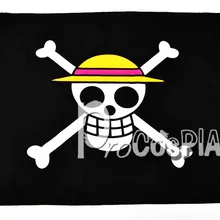 Одна деталь Обезьяна D соломенная шляпа Луффи Пираты Косплей флаг mp001997