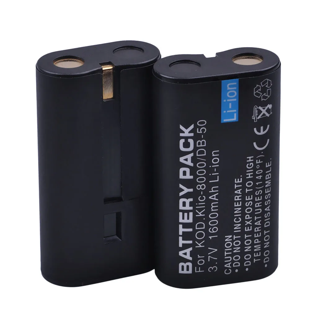 DuraPro KLIC 8000 литий ионный аккумулятор 3 7 в 1600 мАч для цифровых камер KODAK Z612 Z712 Z812 IS