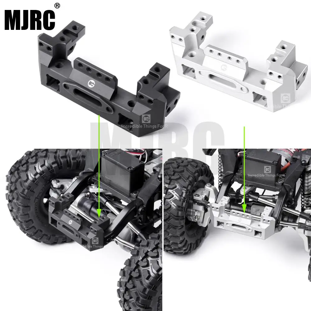 MJRC TRX4 G2 металлический алюминиевый руль Передняя лебедка кронштейн для 1/10 RC Гусеничный TRAXXAS TRX4 Mustang fighter#8237 TRX-4