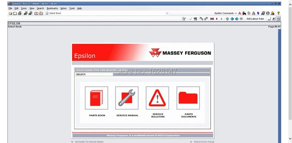 Massey Ferguson Uk Version De Piezas De Repuesto 17 Parts Aliexpress