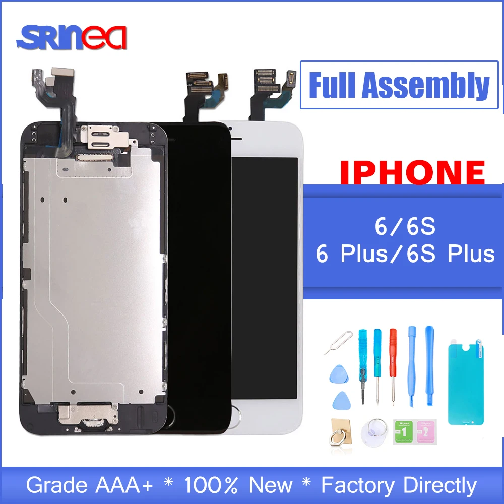 

Full Set Screen For iPhone 6 S P Plus 6G 6S Screen LCD Replacement Display Apple i Phone 6P 6SP Complete Front Camera Speaker