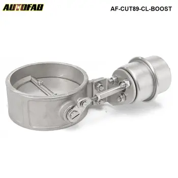 

NEW Boost Activated Exhaust Cutout / Dump 89MM CLOSE Style Pressure: about 1 BAR AF-CUT89-CL-BOOST