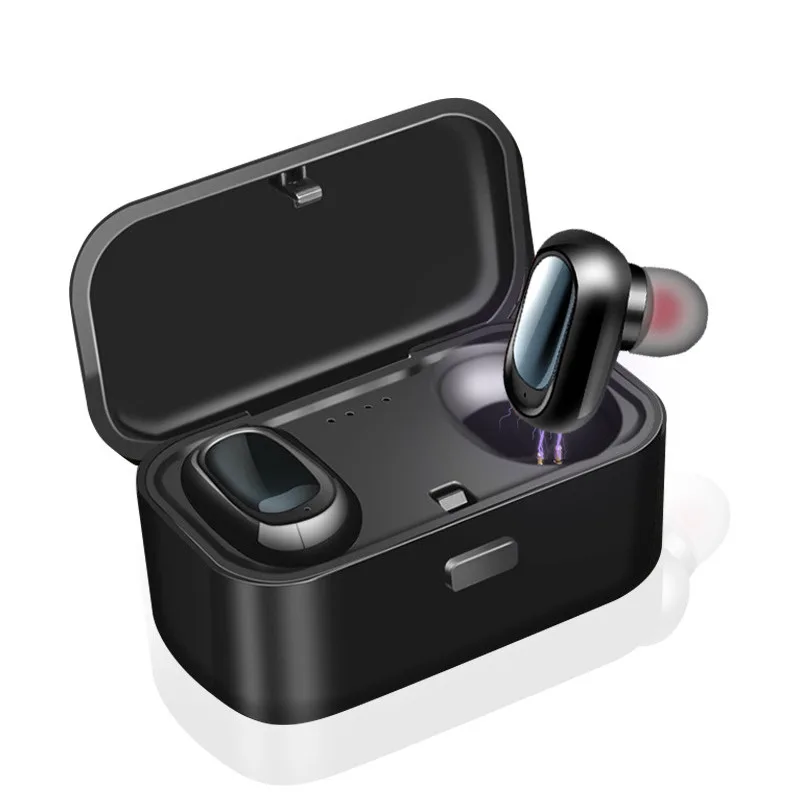 

Mindzo HIFI Wireless Bluetooth 5.0 Headset TWS Mini-ear-mounted Earplug Charging Tank with Large Capacity