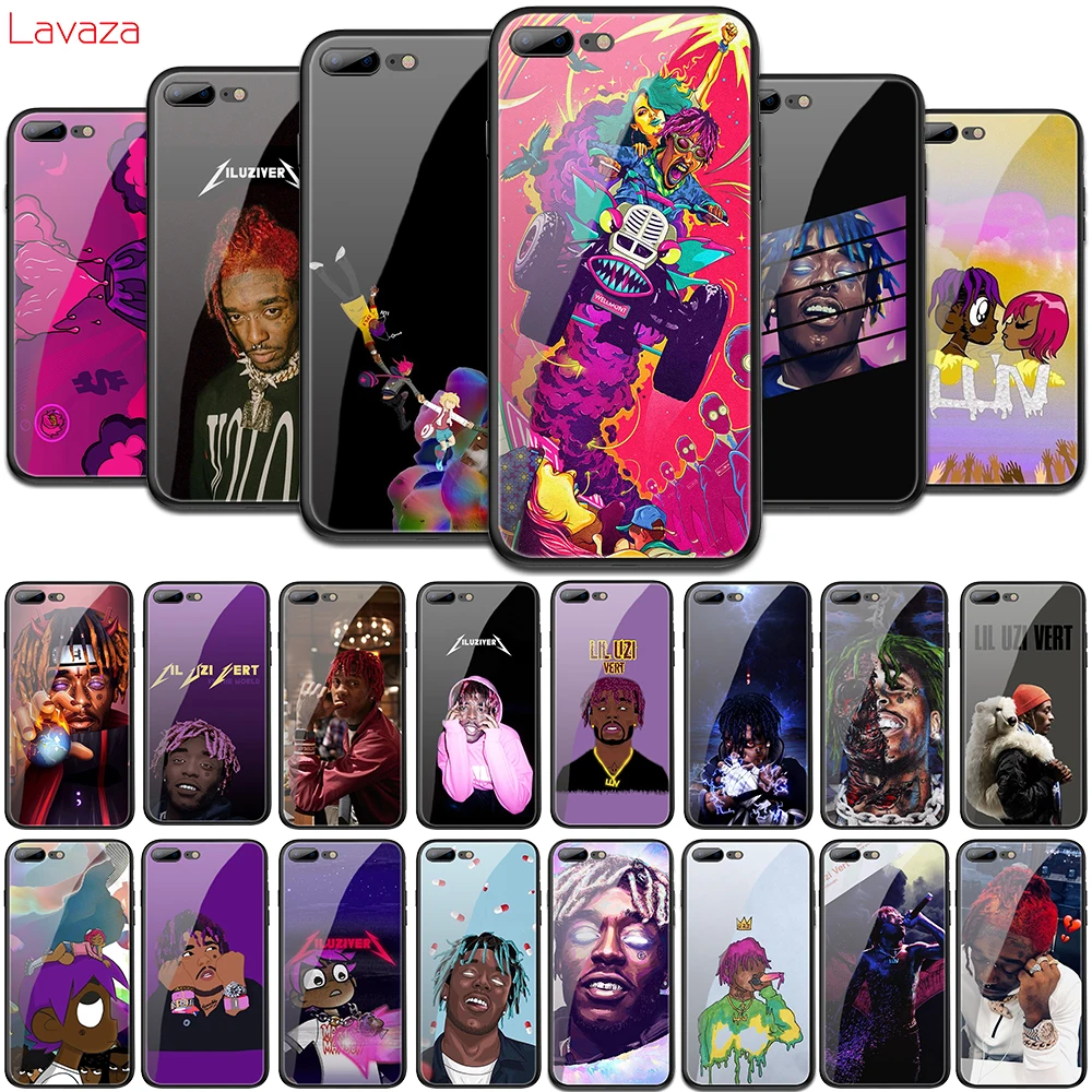 Мягкий чехол из закаленного стекла Lavaza Lil Uzi Vert для iPhone 6 6S 7 8 Plus 5 5S SE XR X XS 11 Pro MAX |