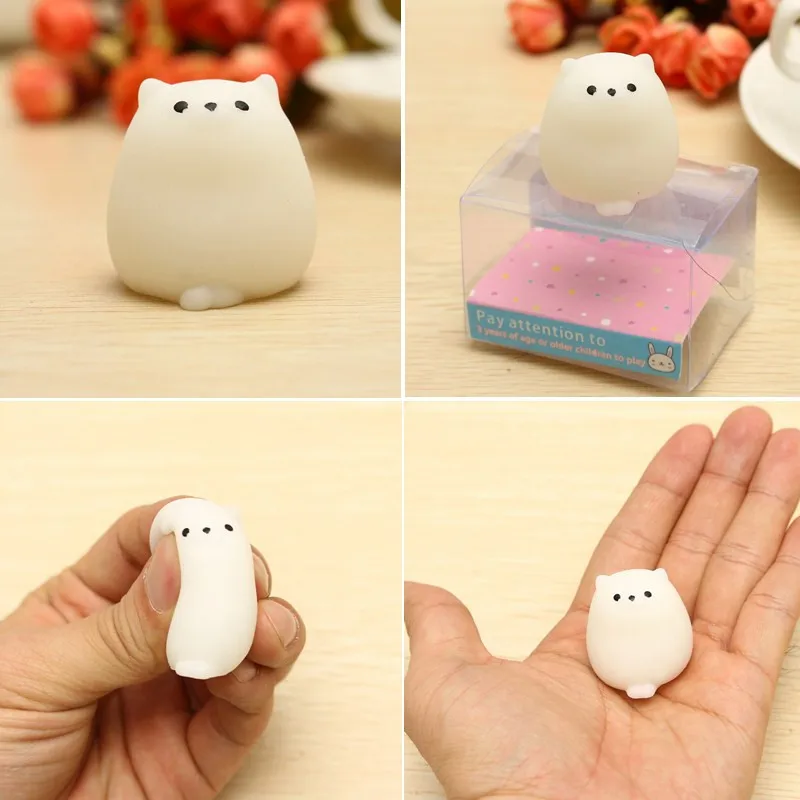 

New Mochi Mouse Rat Soft Squeeze Toys Cute Healing Toy Kawaii Collection Stress Reliever Gift Decor Toy For Children