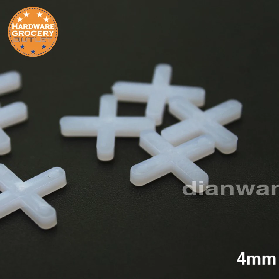 4mm. Tile Spacers, ceramic tile spacers, Spacing of Floor and Wall