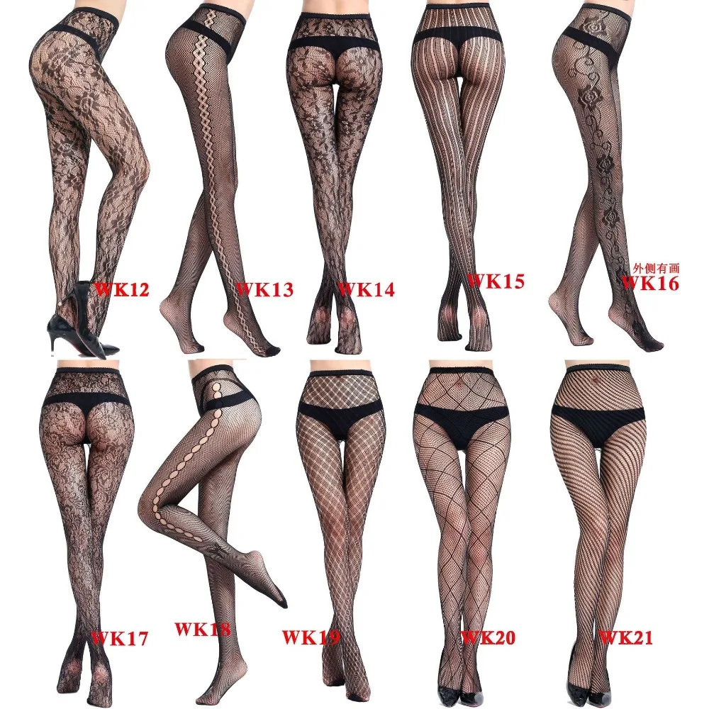 

NEW 27 Style Sexy Women Long Fishnet Sexy Stockings Pantyhose Mesh Stockings Lingerie Skin Thigh High Stocking S09