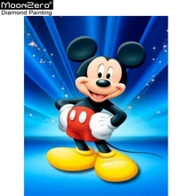 

Full 5D Square Diamond Embroidery Mickey Blue Diy Diamond Painting Cross Stitch Cartoon Mouse Home Decorative Crafts Painting