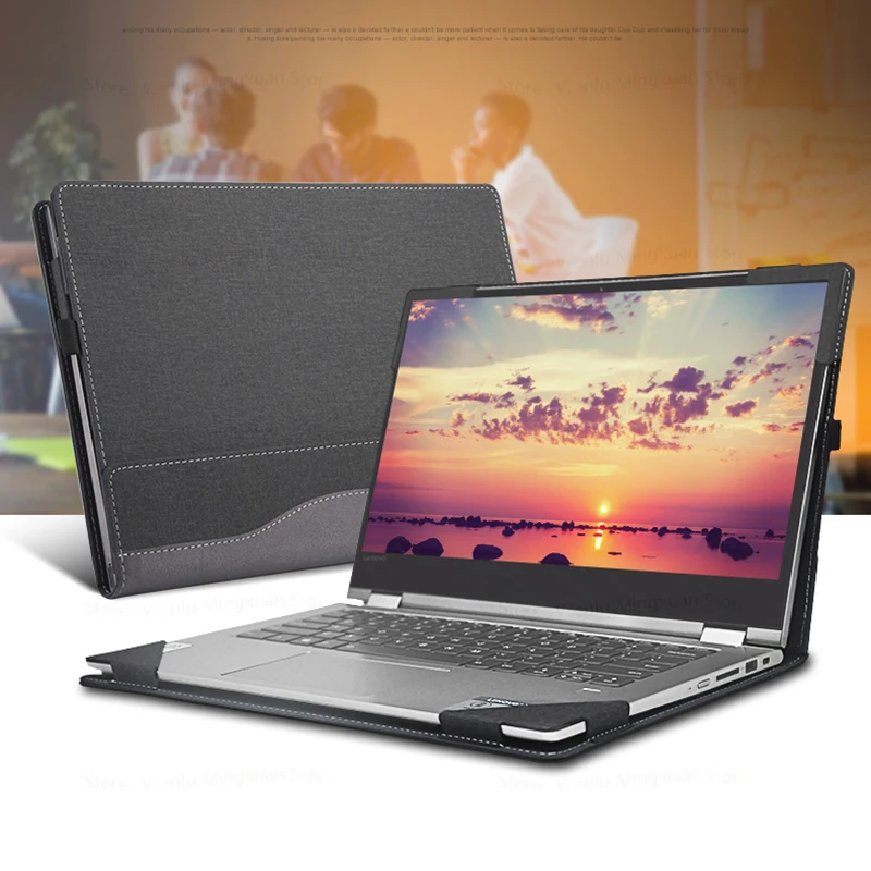 Laptop Çantası Lenovo Flex 6 14 "dizüstü bilgisayar kılıfı Lenovo 2018 Için  Flex 6 14IKB 14" FHD Patchwork PU deri Koruyucu Kapak Hediyeler - AliExpress