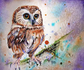 

YUMEART 3D Diamond Painting Cross Stitch Pattern Diamond Embroidery Owl Mosaic Resin Full Drill Home Decor DIY Drawing Painting